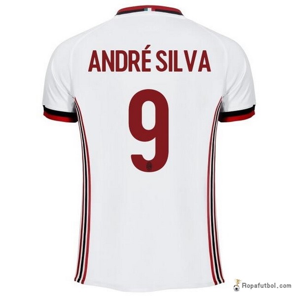 Camiseta AC Milan Replica Segunda Ropa Andre Silva 2017/18